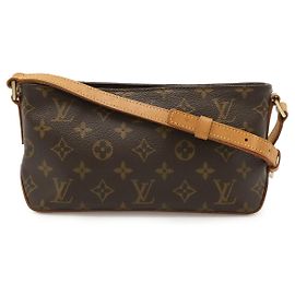 Borsa a Spalla Trotter Monogram Louis Vuitton Marrone