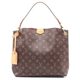 Sac à main épaule Graceful PM Monogram Louis Vuitton Marron