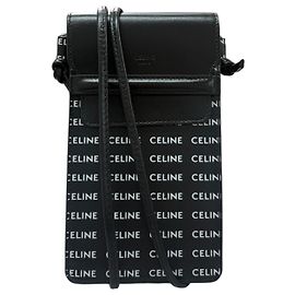 Céline Borsa a Spalla in Pelle Celine Nero