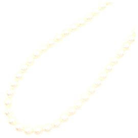 Colar de Pérolas Tasaki em Prata 925 Prata Metálico