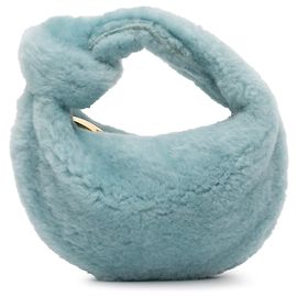 Bottega Veneta Mini Jodie en shearling Bleu