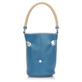 Secchiello Mangeoire Clemence Hermès Pm Blu