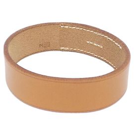 Pulseira de Vachette POUR TOUR Hermès Marrom Bege