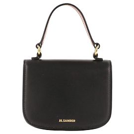 Bolsa de Ombro de Couro HALO MINI da Jil Sander Preto