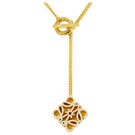 Colar de Prata 925 Loewe Anagram Prata Metálico