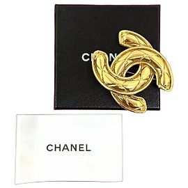Broche Coco Mark de Chanel Doré Métallisé