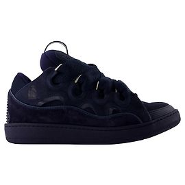 Baskets Curb - Lanvin - Cuir - Bleu Bleu
