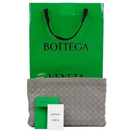 Bottega Veneta Pochette Intrecciato Marron