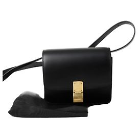 Céline Borsa a spalla incrociata Classic Box Small Nero