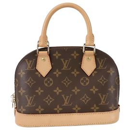Louis Vuitton Borsa Tote Alma BB Marrone