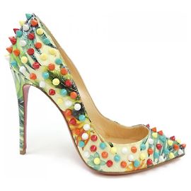Christian Louboutin Pumps Rot Grün Gelb
