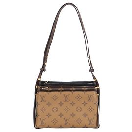 Sac à épaule Pochette Monogram Reverse Louis Vuitton Marron Monogramme