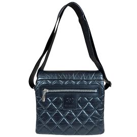 Chanel Coco Cocoon Small Messenger Shoulder Bag Black