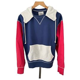 Autre Marque Polo con cappuccio - taglia 38 - Drake’s Bianco Rosso Blu