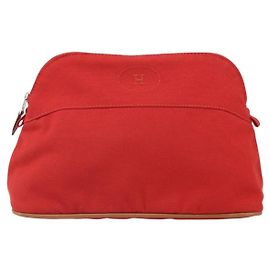 Hermès Hermes Bolide Canvas Roja