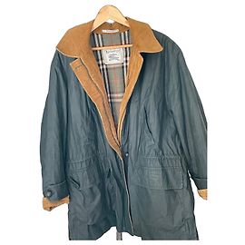 Thomas Burberry Veste Burberry’s - taille XL Marron Kaki