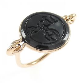 Anello Exlibris Hermès in Oro Rosa Altro