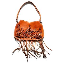 Bolsa de Ombro de Couro Valentino Vintage