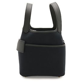 Hermès Hermes Picotin Lock 18 PM Handbag in Black Swift Leather Black