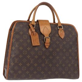 LOUIS VUITTON Bolsa de Mão Monogram Rivoli M53380 LV Auth 165738 Monograma
