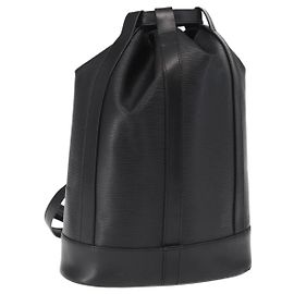 LOUIS VUITTON Borsa a Spalla Epi Randonnee PM Nera M52352 LV Auth 164683 Nero