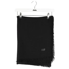 Saint Laurent black wool stole Black