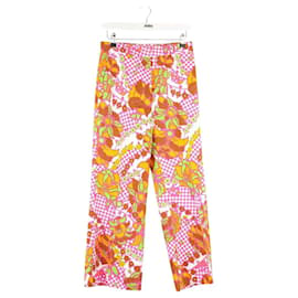 Max Mara Calça Reta Multicolorida Multicor