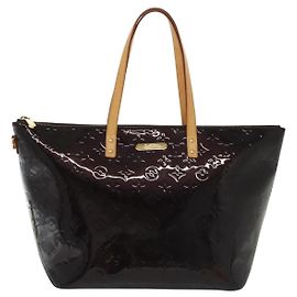 Borsa Bellevue Monogram Vernis GM di Louis Vuitton Bordò