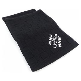 Sciarpa Snug Damier Heritage Louis Vuitton Nero