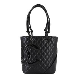 Chanel Cambon Linie Medium Tote Bag Schwarz
