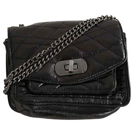 Zadig & Voltaire Black leather shoulder bag Black