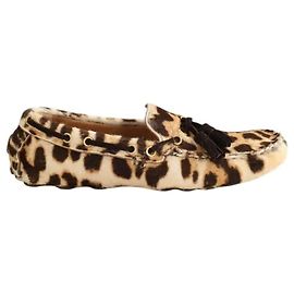Saint Laurent Beige leather loafers Beige