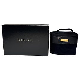 Céline Borsa Mini in Tela Vintage Celine Paris Nera Nero