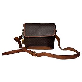 Céline Borsa a spalla / crossbody vintage Celine Paris Monogram Triomphe marrone Marrone