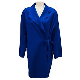 Blauer Ember Wickelmantel von Acne Studios Blau
