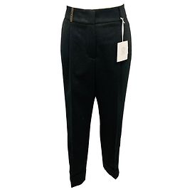Peserico Wollhose in Anthrazitgrau Grau