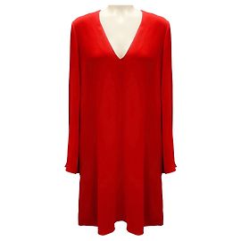 Theory Rote Eiche Ulyssa Admiral Kreppkleid Rot