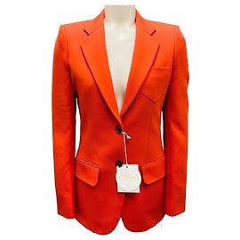 Chloé Chaqueta de algodón naranja de dos botones Chloe Naranja