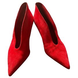 Escarpins Le Silla Rouges en Cuir Rouge