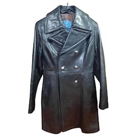 Prada Lederjacke braun Braun