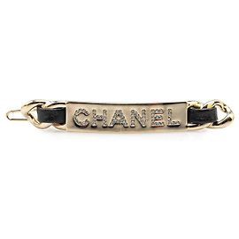 Barrette Logo Chanel D'oro