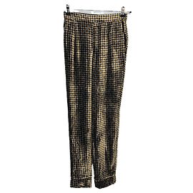 Soeur Bedruckte Samthose Schwarz