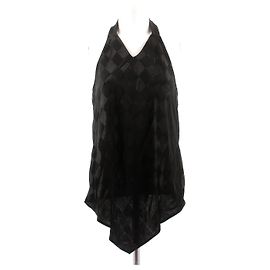 Autre Marque PARFOIS Schwarzes Satin Top Schwarz