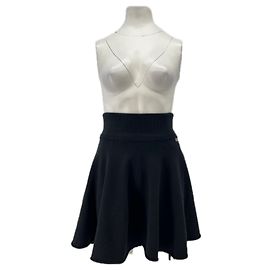 Autre Marque Schwarzer Cashmere-Rock Schwarz