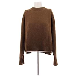 Soeur Brauner Wollpullover Braun