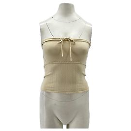 Rouje Bustier Top Creme Beige