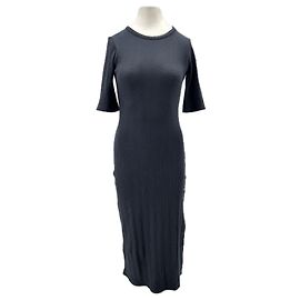 Rouje Vestido Cinza Antracite Cinza antracite