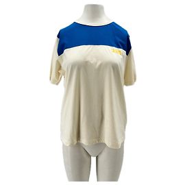 Autre Marque T-shirt bianco e blu Bianco