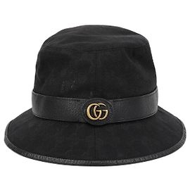 Gucci GG Canvas Fedora Size Black