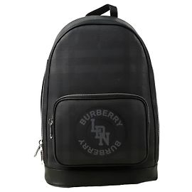 Burberry Logo Backpack Black